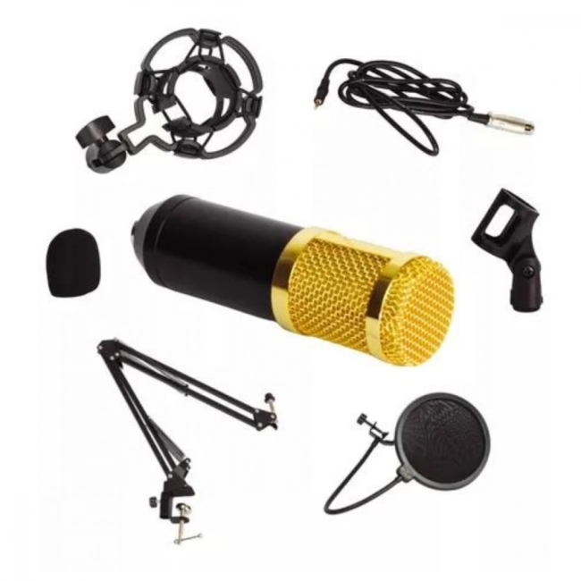 Microfone Condensador Profissional BM-800
